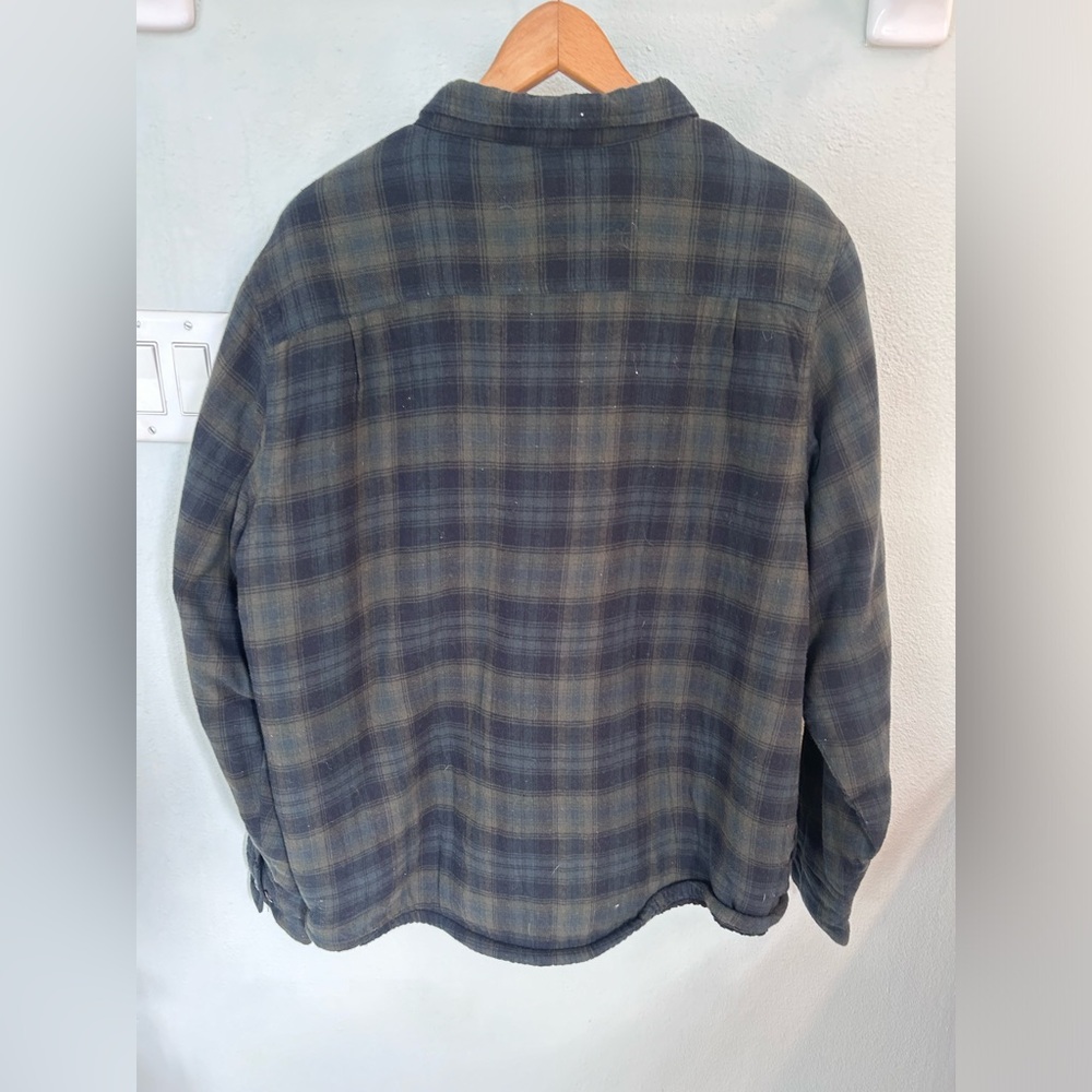 Coleman Green Plaid Button-Up Shirt - Picture 6 of 8
